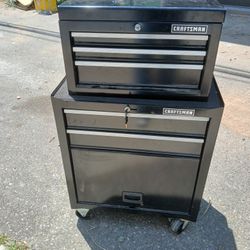 Craftsman Tool Box Set Bottom And Top With Keys