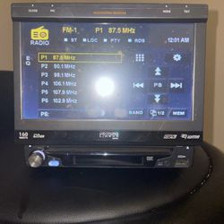 Jensen Phase Linear UV10 - DVD receiver - display - 7" - in-dash unit - Single-DIN - 40 Watts x 4