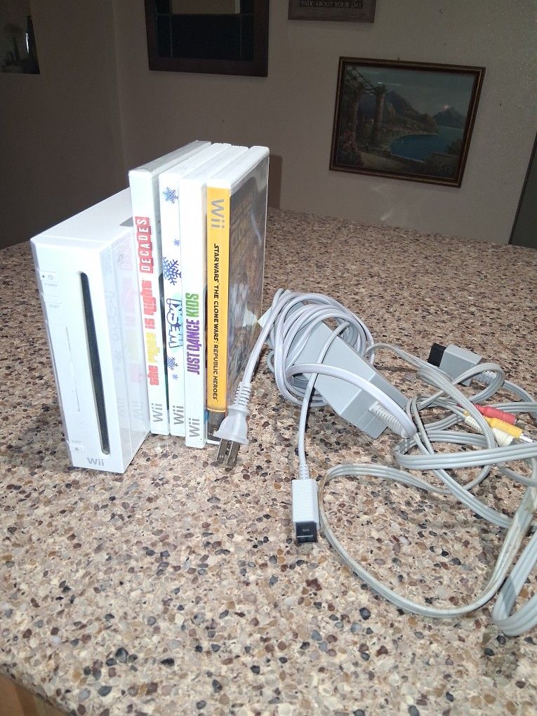 Wii & Games With Cord