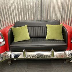 1956 Red Chevy Aunthentic Sofa - Back Seat Prop