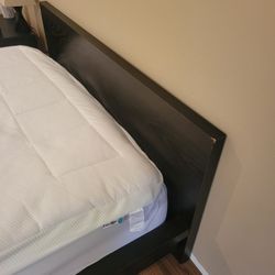 Queen, IKEA Bed frame. Black