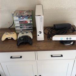 Xbox 360 with Games And Kinect