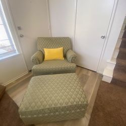 Chair & Ottoman Set - $80 