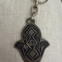 Israeli Protective Hand Key Chain With Travel Prayer