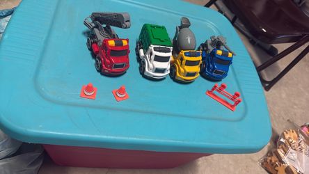 Toy Truck Set with Accessories