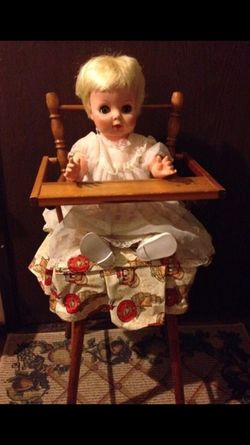 Doll and chair