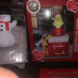 Xmas Decorations Outside Blow Up