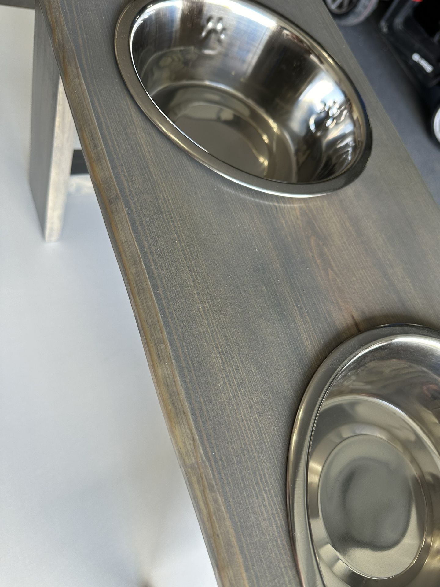 Custom Raised Dog Feeder 