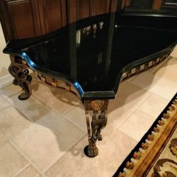 Black Granite Coffee Table 