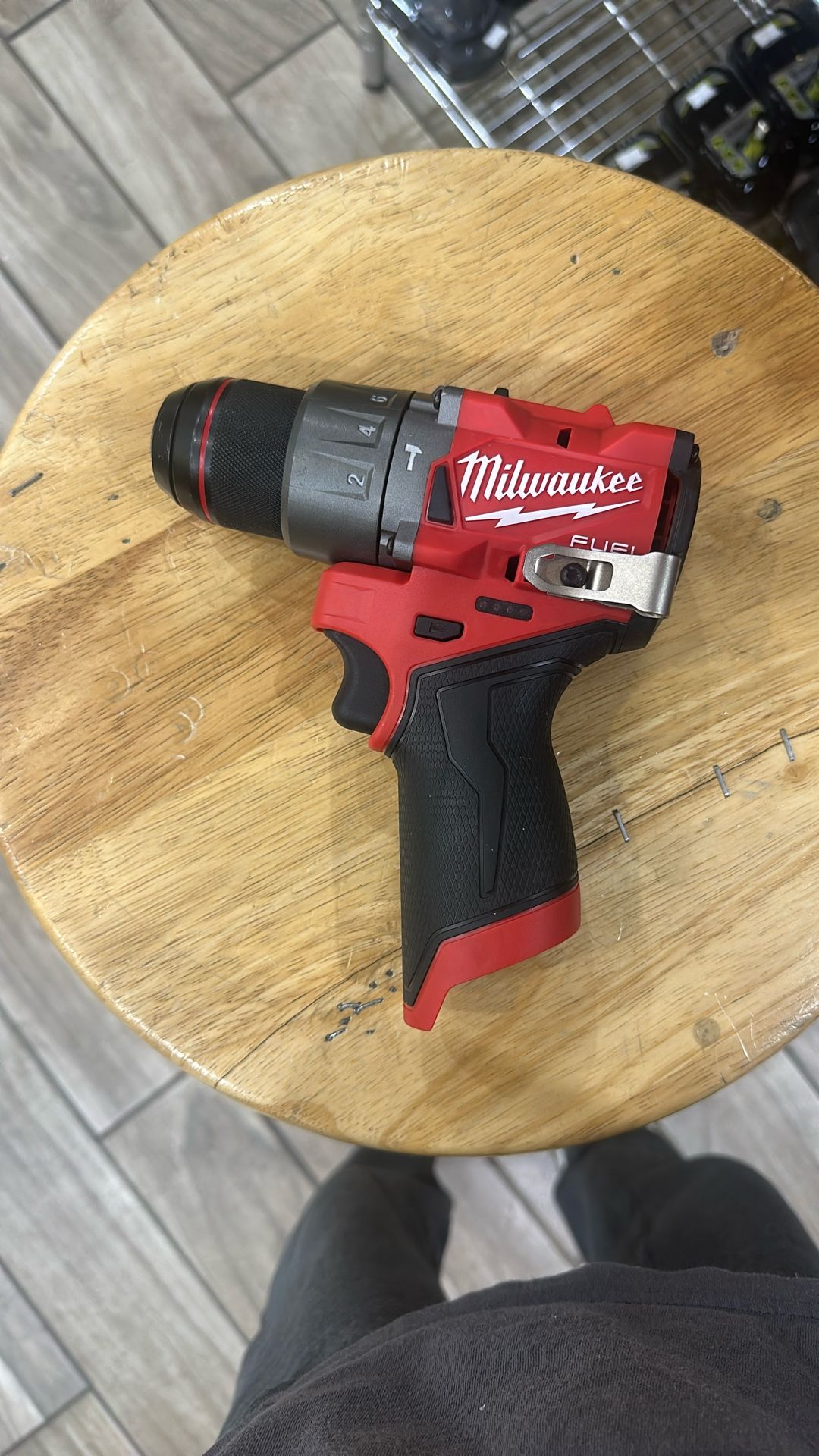 Milwaukee M12 FUEL 12V Lithium-Ion Brushless Cordless 1/2 in. Hammer Drill (Tool-Only)