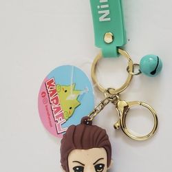 Demon Slayer Tanjiro Kamado Figural Bag Clip Keychain