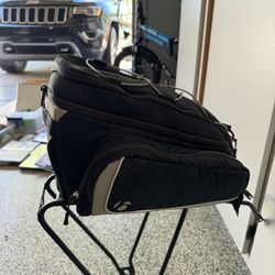 Bicycle Rack And Expanding Top/trunk/pannier Bag