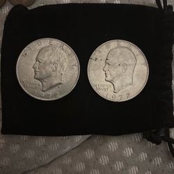 2 Half Dollars From 1972