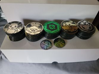 🔥 Pokémon Coin Lot – 55 Collectible Coins! 🔥