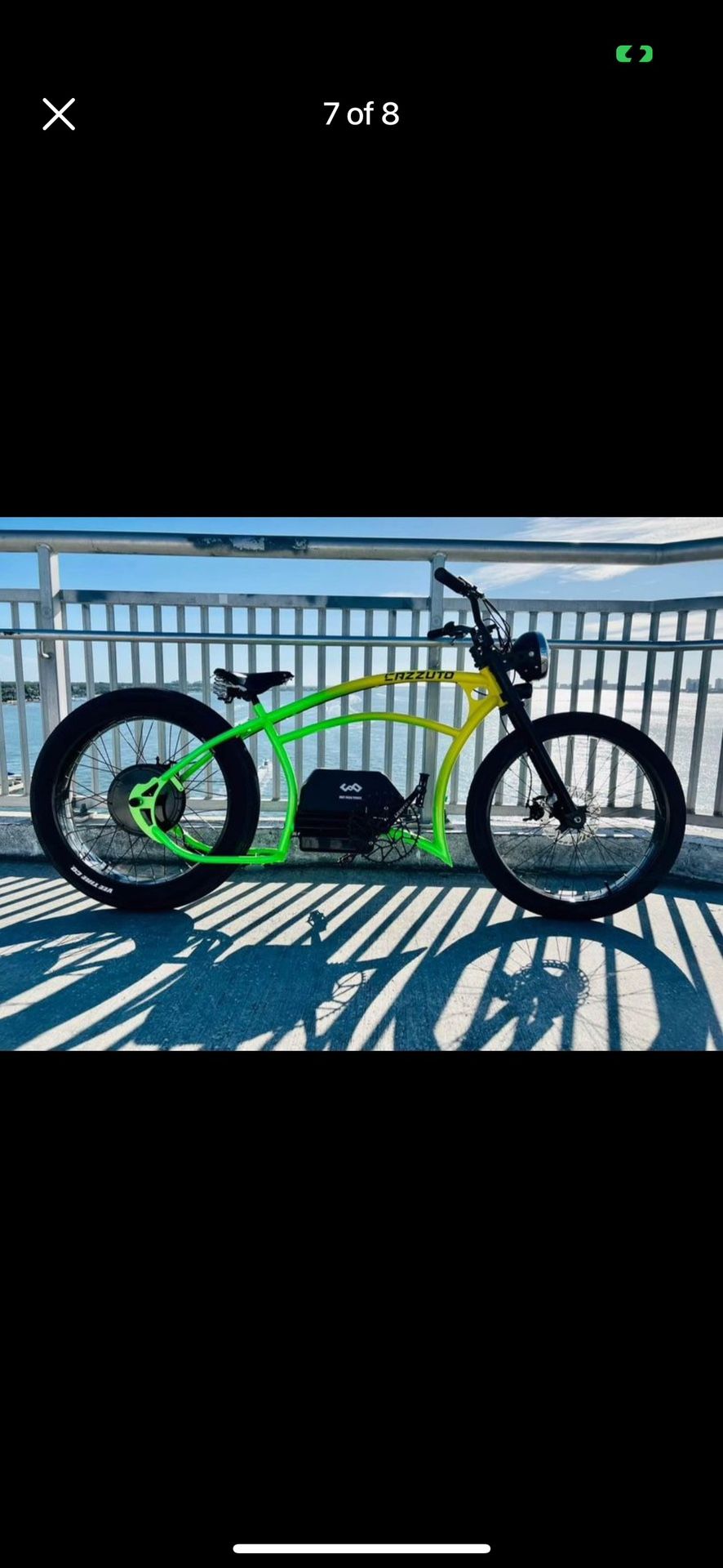BEACH CRUISER Chopper Custom Made Electric Bike