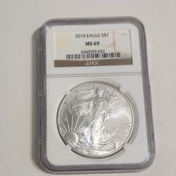 2010 Silver Eagle Ms69