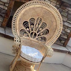 For Sale Only Rattan Peacock Chair 