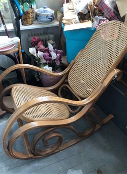 Vintage antique bentwood rocking chair