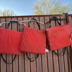 Floatation cushions for boating