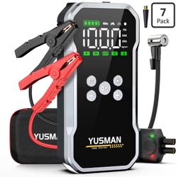 Jump Starter 8000A Peak with 160psi Tire Inflator Arrancador de batería portátil carro compresor air