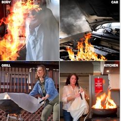 Emergency Fire Blanket 40x40"