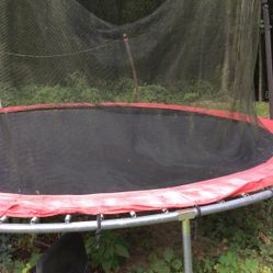 Free Trampoline And Swingset You Haul Away Both In Good Condition