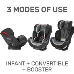 Evenflo Platinum Symphony Elite All-in-One Car Seat (infant + Convertible + Booster)