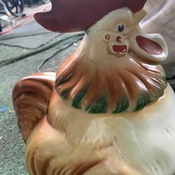 Antique ROOSTER COOKIE JAR