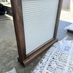 Felt Letter Wood Board