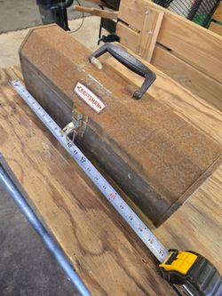 Craftsman tool box, antique.