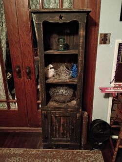 Cabinet rustic Amish handmade
