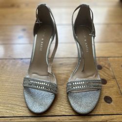 Silver Heels Size 7.5