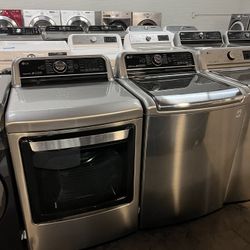 🧺 LG Top Loader Washer & Electric Dryer Set for Sale!