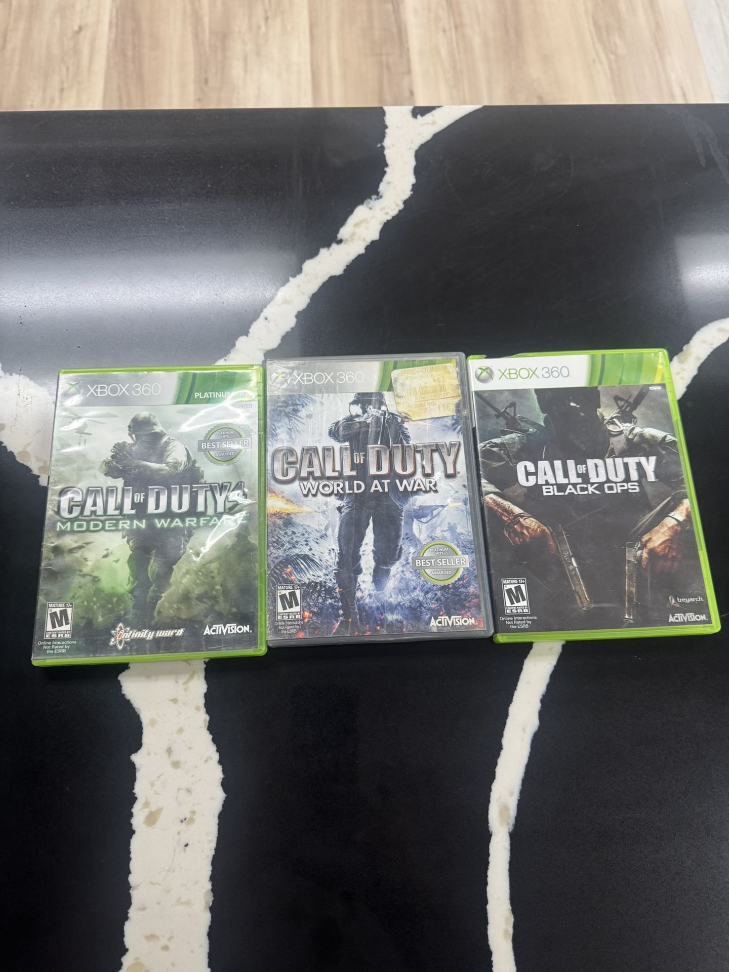 XBOX 360 Call Of Duty Games