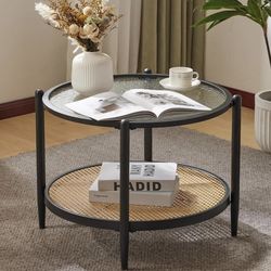 Coffee table round Vingli 25.6” BRAND NEW
