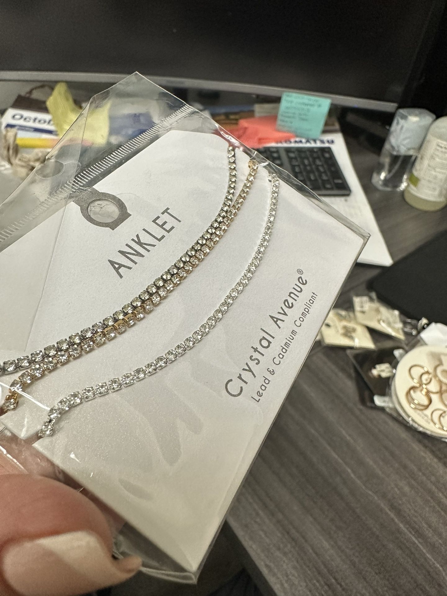 Set Of 3 Anklet Fashion Jewelry