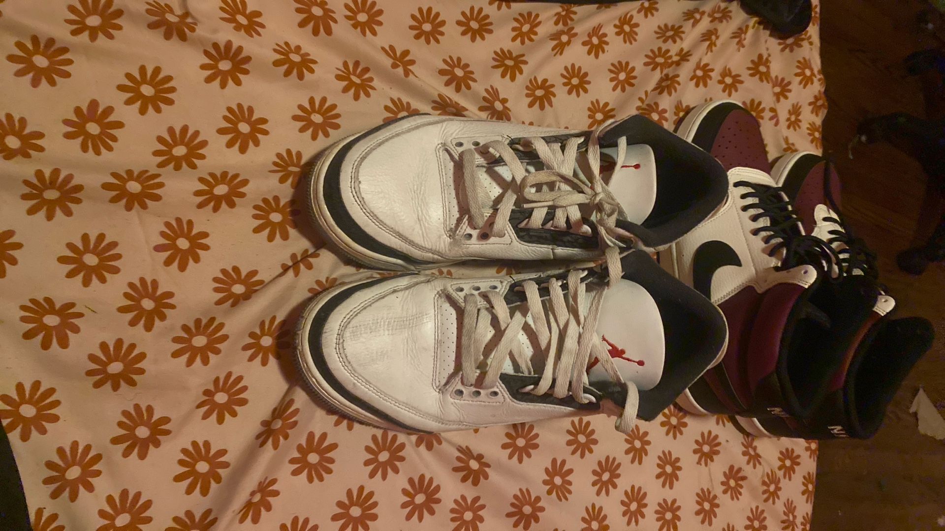 Nike Air Jordan 3 Retro "Infrared 23" sneakers.