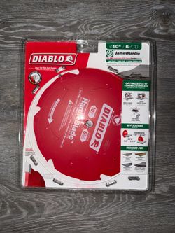 Diablo hardie blade 10” 6pcd