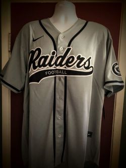 Raiders #34 Bo Jackson Baseball Style Jersey. S.M.L.XL.2X.3X