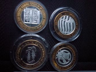 4 Gold Coast Silver Stikes Coins