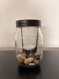 Mason jar candle holder -tea light candle holder or lantern