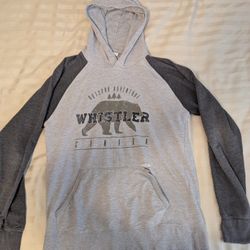 Whistler Hoodie Well Worn with some Holes Dark/Light Gray