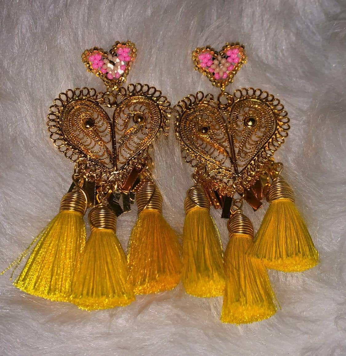 Aretes de filigrana , hechos a mano!
