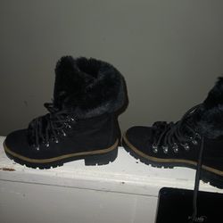 (E SPIRIT)  Faux Fur Boots 