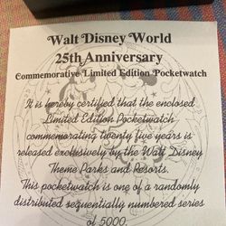 Walt Disney World Pocket Watch 