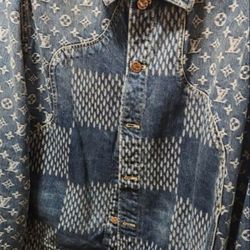 Authentic Very Rare Virgil Abloh & Nigo Louis Vuitton Denim Jacket 