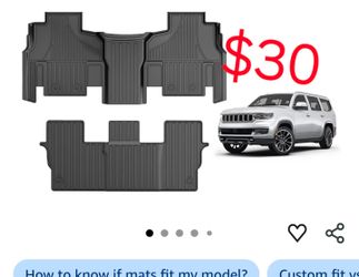 Jeep Wagoneer Floor liner mats