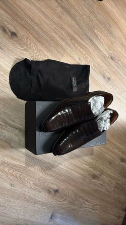 Mezlan - Brown Crocodile Leather