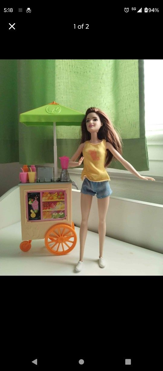 Barbie+Smoothie Bar Playset