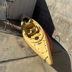 Two kayaks